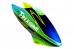 Airbrush Fiberglass Green Racing Canopy - TREX 450 PRO V2